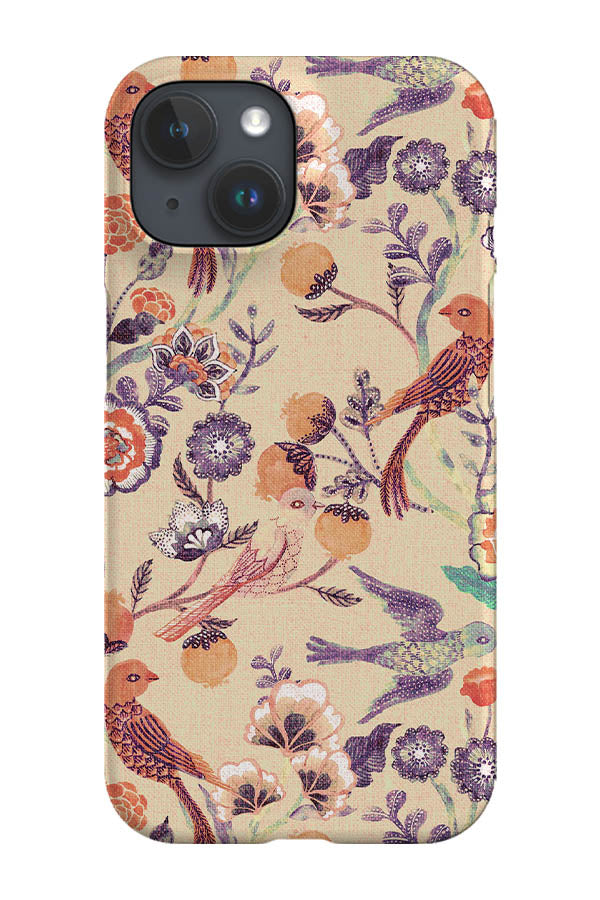 Indian Chintz by Cecilia Mok Phone Case (Beige) | Harper & Blake