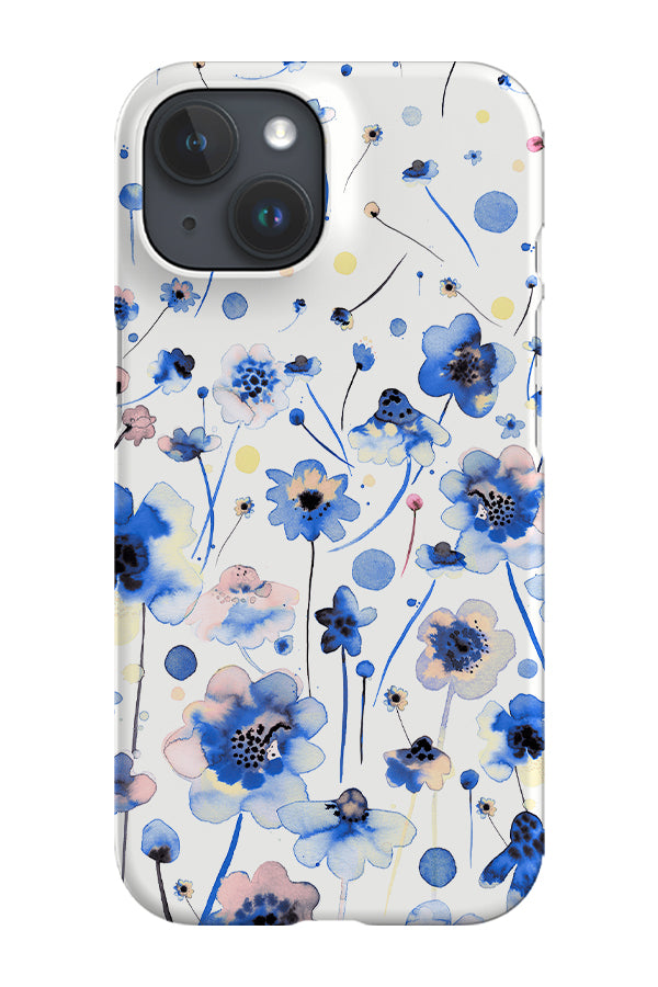 Ink Flowers By Ninola Design Phone Case (White)