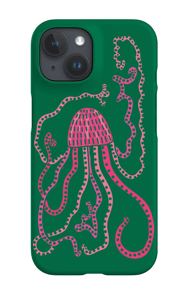 Jellyfish iPhone Phone Case (Green) | Harper & Blake