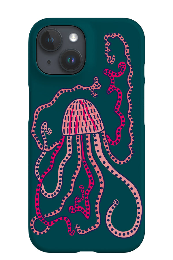 Jellyfish iPhone Phone Case (Teal) | Harper & Blake