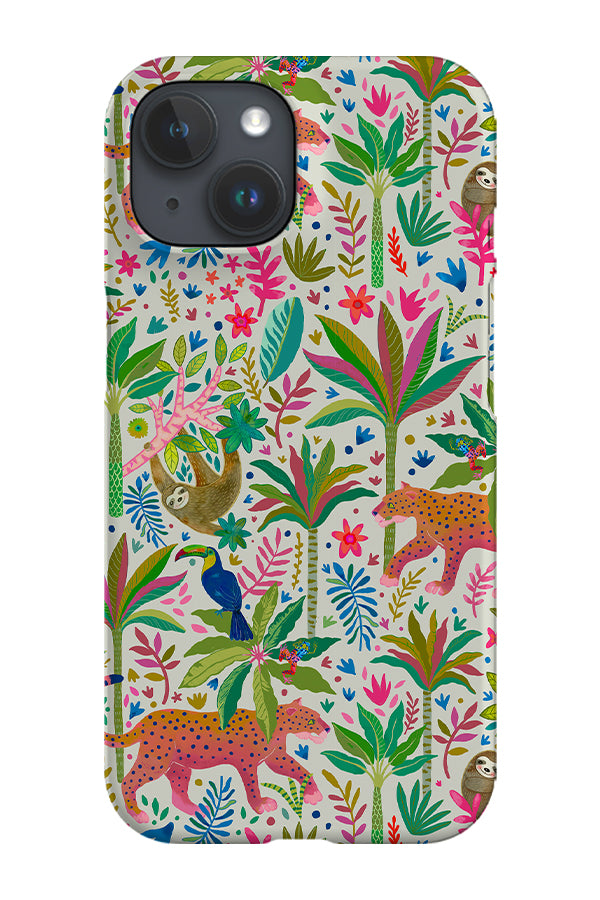 Joyful Jungle Friends by Janet Broxon Phone Case (Neutral)