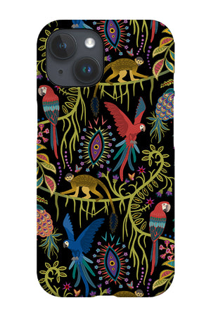 Joyful Jungle by Misentangledvision Phone Case (Black) | Harper & Blake