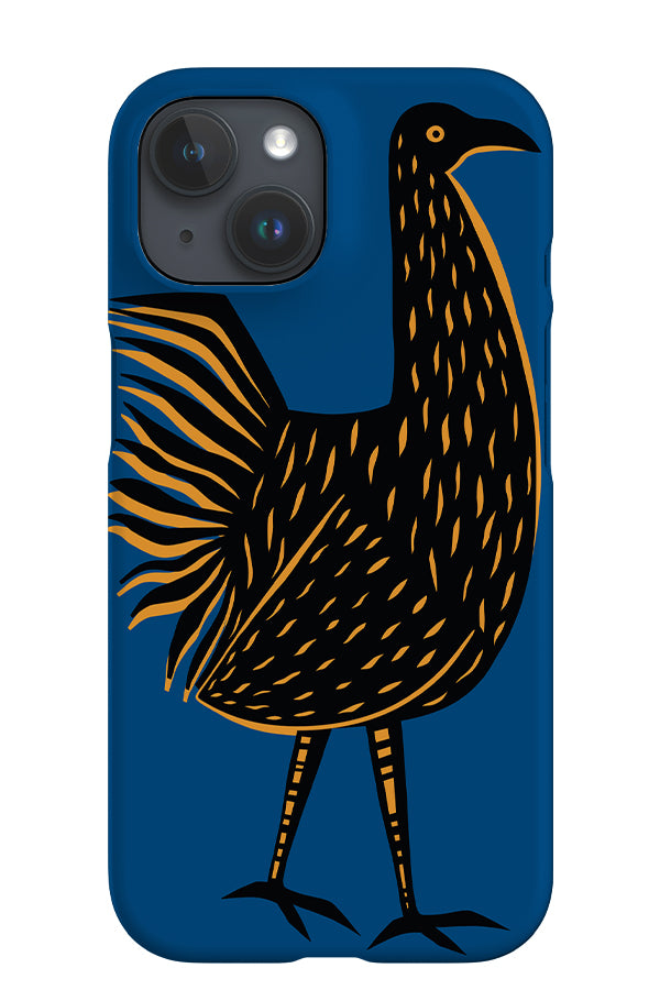 Jungle Chicken iPhone Phone Case (Blue) | Harper & Blake