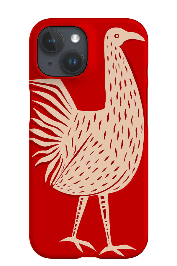 Jungle Chicken iPhone Phone Case (Red) | Harper & Blake