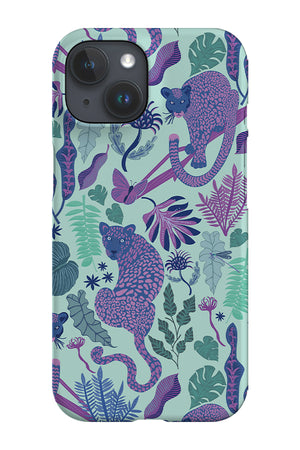 Jungle Leopards By Nina Leth Phone Case (Mint) | Harper & Blake