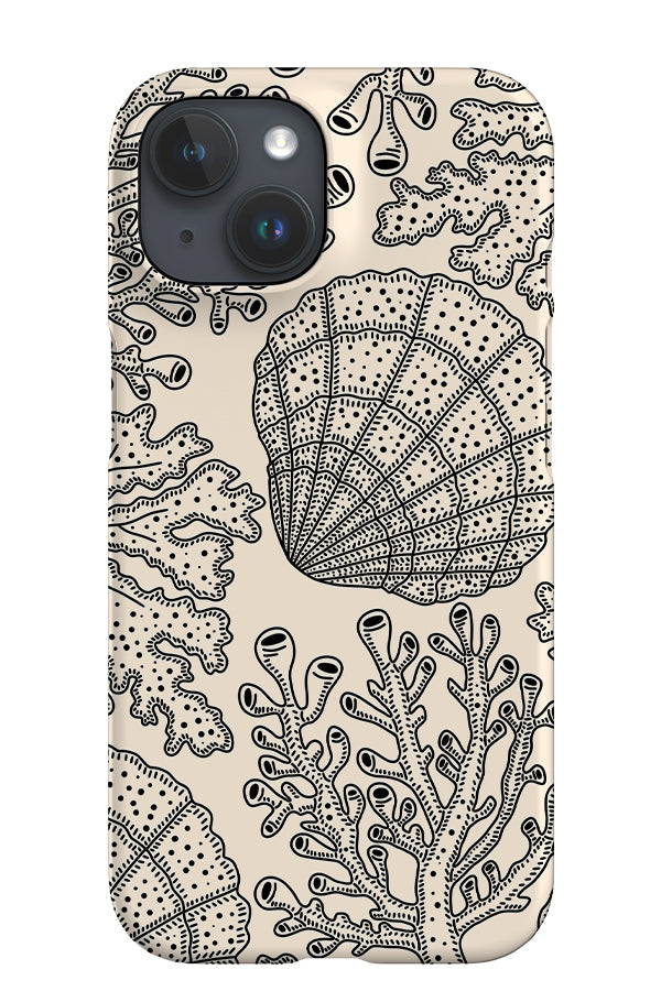 Large Coral Reef iPhone Phone Case (White) | Harper & Blake