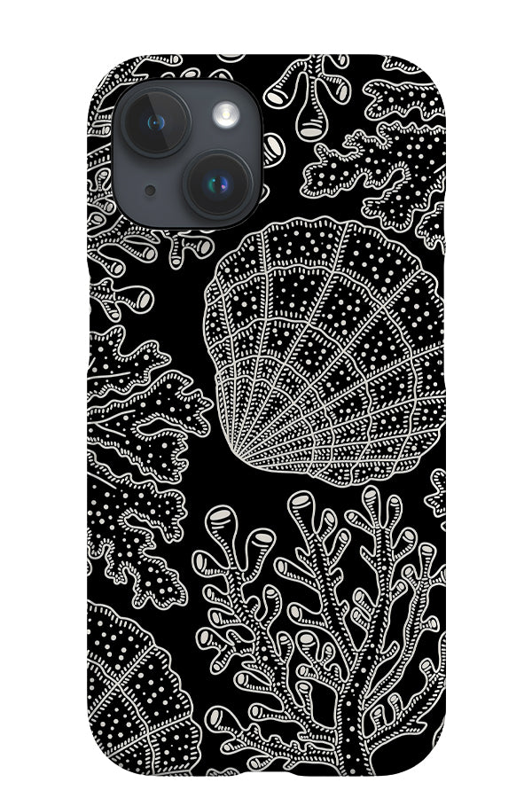 Large Coral Reef iPhone Phone Case (Black) | Harper & Blake
