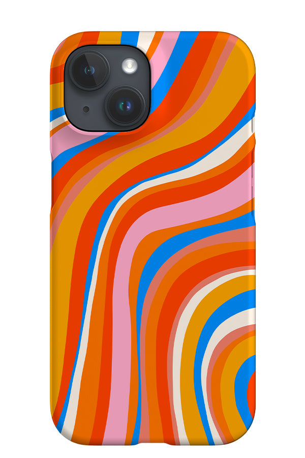 Large Wave iPhone Phone Case (Bright) | Harper & Blake
