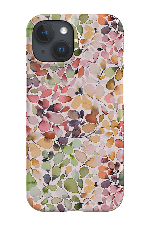 Leafy Multicolour Leaves By Ninola Design Phone Case (Neutral) | Harper & Blake