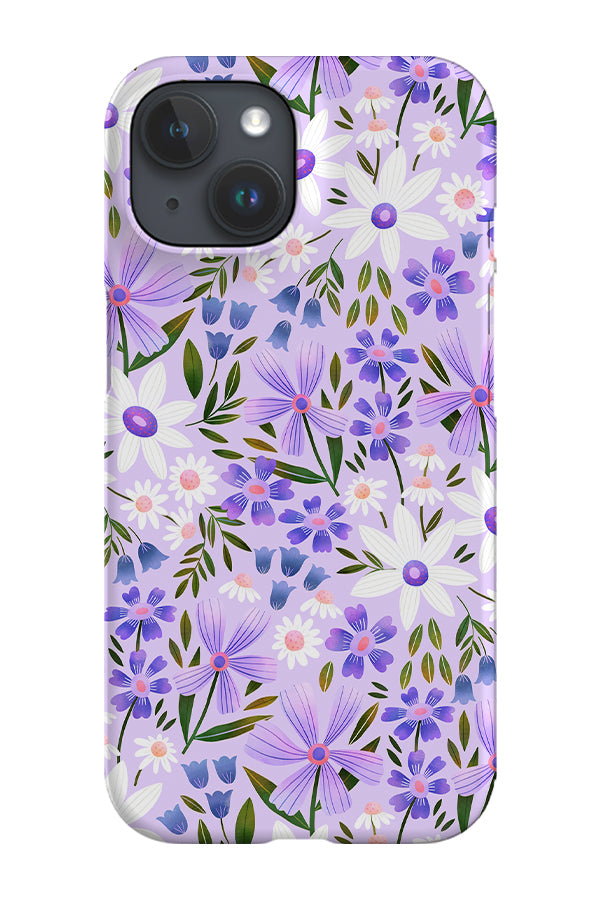 Lilac Garden by Tati Abaurre Phone Case (Purple)