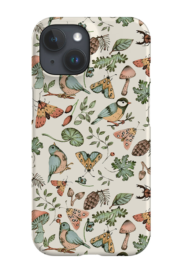 Little Forest by Petit Faon Prints Phone Case (Beige) | Harper & Blake