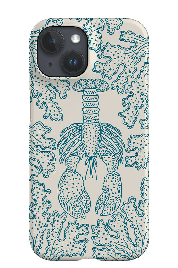 Lobster iPhone Phone Case (Beige Blue) | Harper & Blake