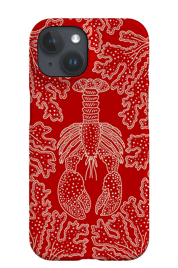 Lobster iPhone Phone Case (Red & Beige) | Harper & Blake
