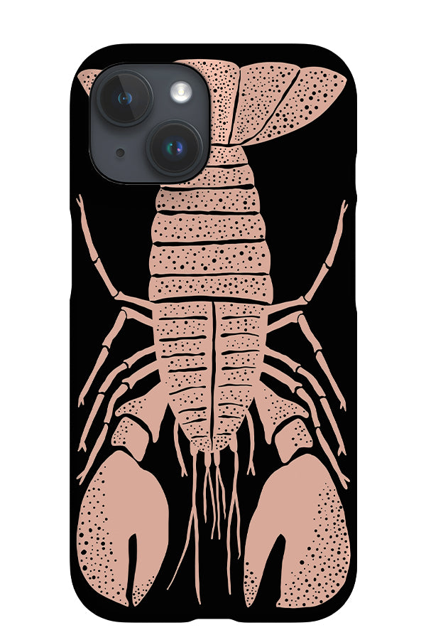 Lobster Placement iPhone Phone Case (Black) | Harper & Blake