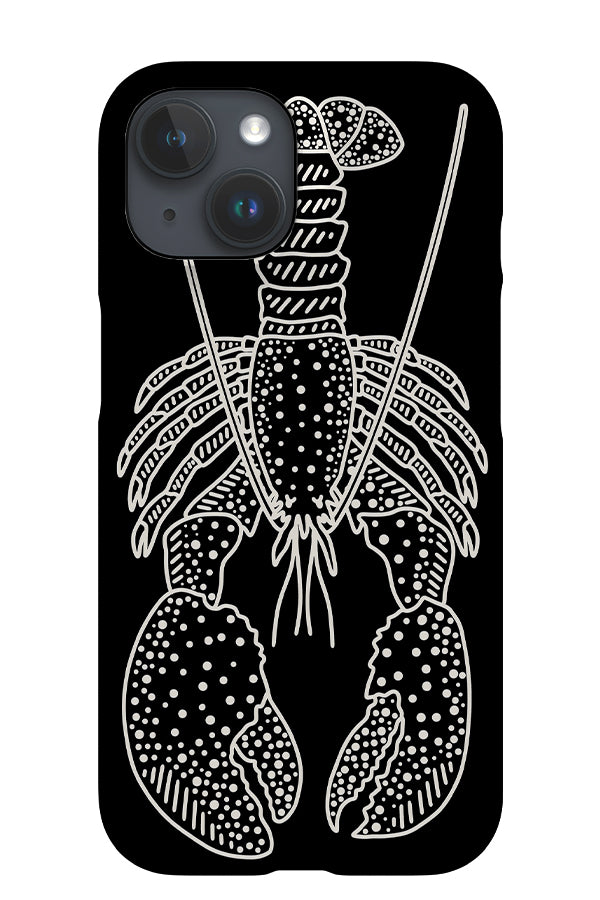 Lobster Placement iPhone Phone Case (Black) | Harper & Blake