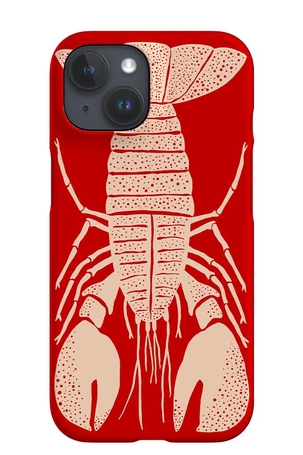 Lobster Placement iPhone Phone Case (Red) | Harper & Blake