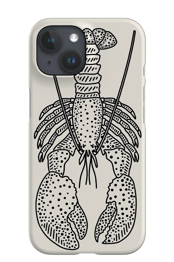 Lobster Placement iPhone Phone Case (White) | Harper & Blake