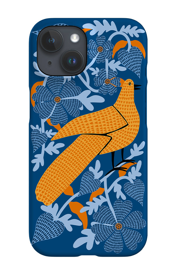 Love Dove iPhone Phone Case (Blue) | Harper & Blake