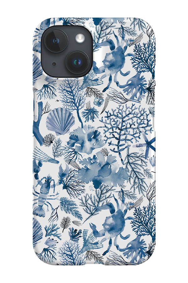 Marine Sea Coral Reef By Ninola Design Phone Case (Indigo) | Harper & Blake