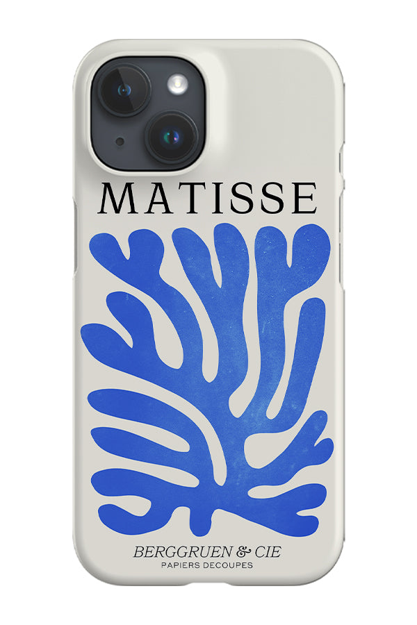 Matisse Colour Series Typography By Ayeyokp Phone Case (Beige Blue) | Harper & Blake