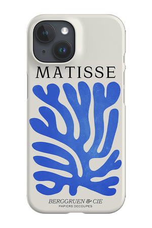 Matisse Colour Series Typography By Ayeyokp Phone Case (Beige Blue) | Harper & Blake