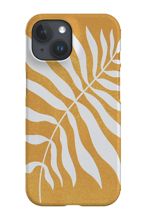 Matisse Leaves Tangerine By Ayeyokp Phone Case (Orange) | Harper & Blake