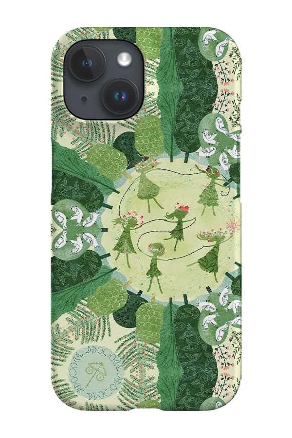 Midsummer Festival by Michele Norris Phone Case (Green)