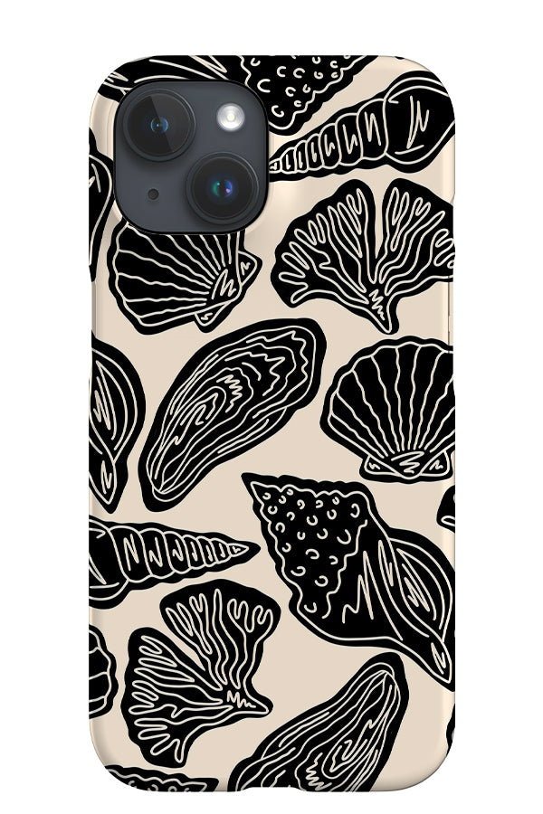 Mixed Shell iPhone Phone Case (Black & White) | Harper & Blake