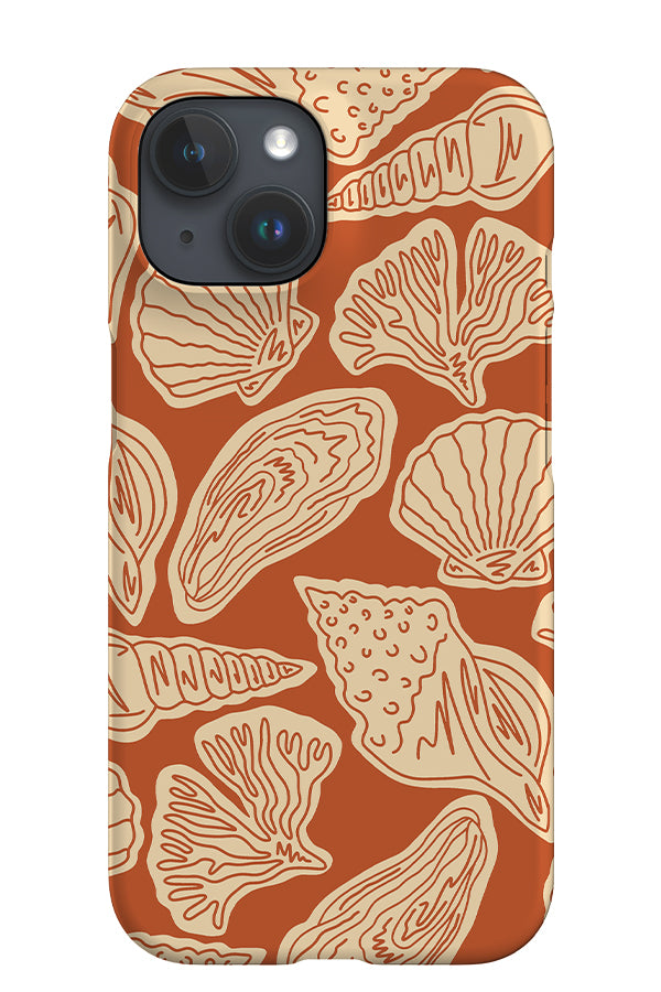 Mixed Shell iPhone Phone Case (Burnt Orange Beige) | Harper & Blake