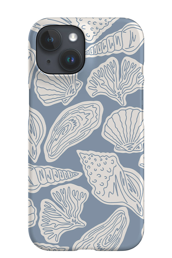 Mixed Shell iPhone Phone Case (Dusty Blue) | Harper & Blake