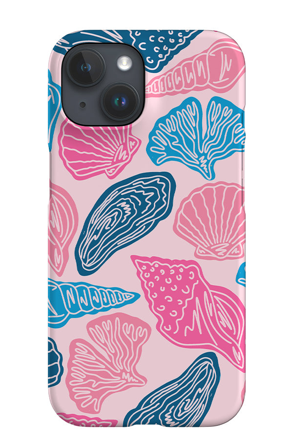 Mixed Shell iPhone Phone Case (Pink Blue) | Harper & Blake