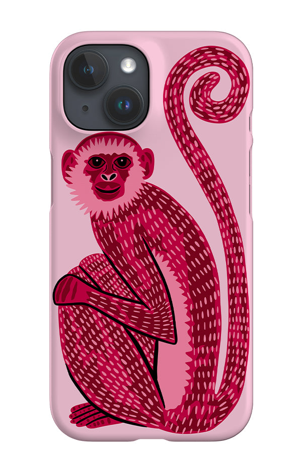 Monkey iPhone Phone Case (Pinks) | Harper & Blake