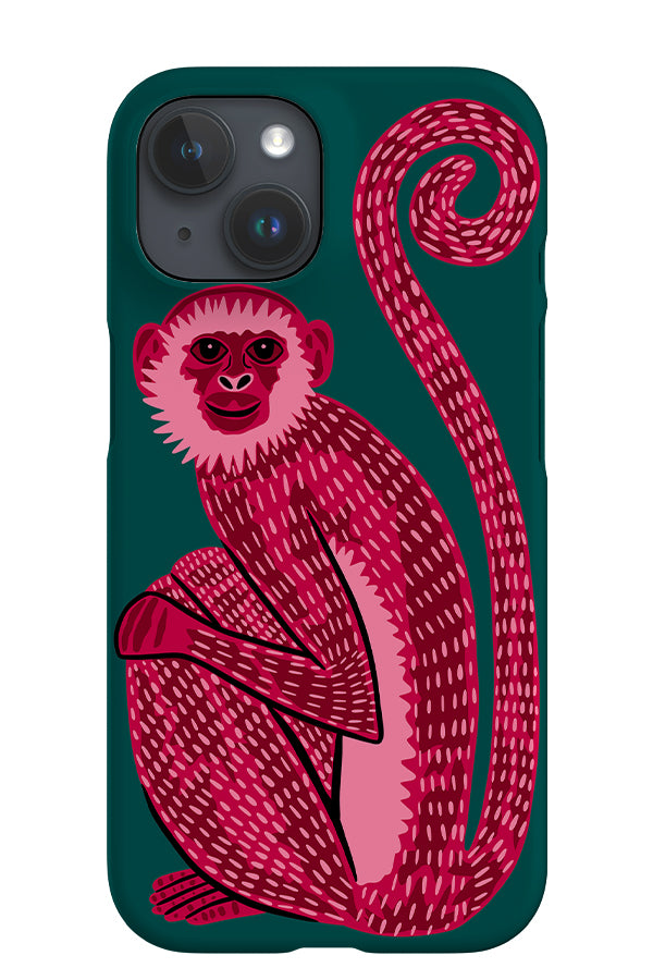 Monkey iPhone Phone Case (Teal) | Harper & Blake