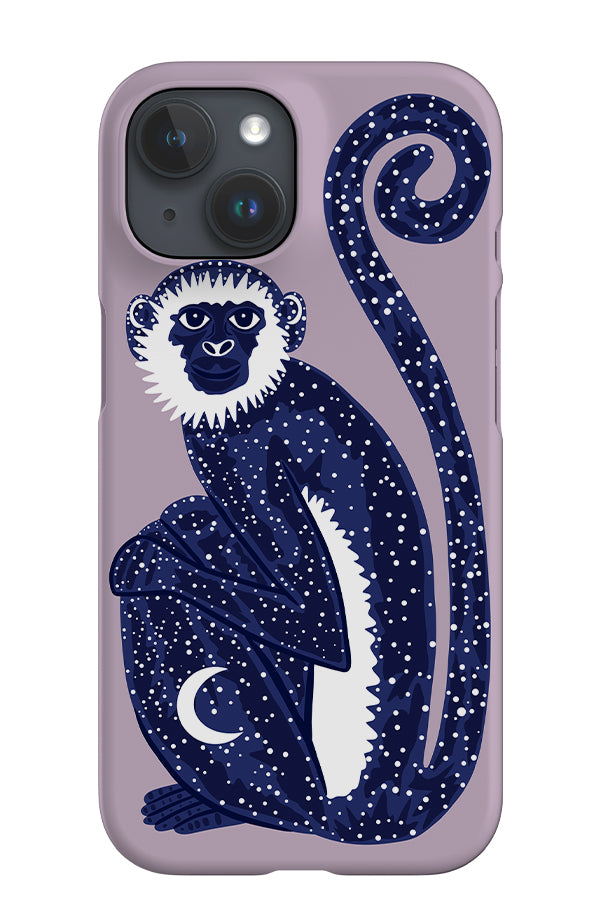 Monkey Moon iPhone Phone Case (Lilac) | Harper & Blake
