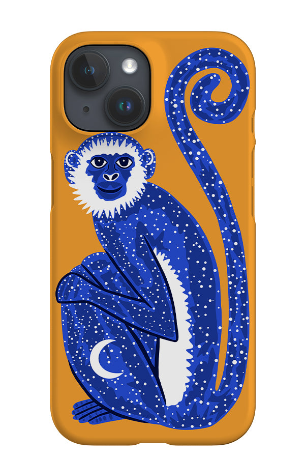 Monkey Moon iPhone Phone Case (Yellow) | Harper & Blake