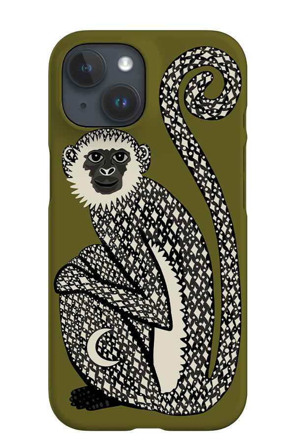 Monkey Stars iPhone Phone Case (Green) | Harper & Blake