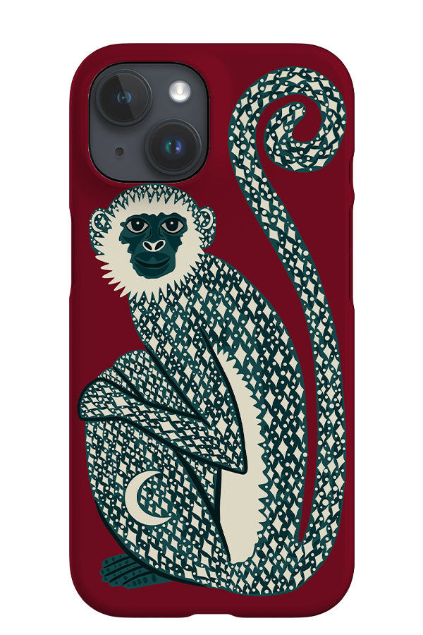 Monkey Stars iPhone Phone Case (Red) | Harper & Blake