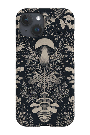 Mushroom Forest Damask by Denes Anna Design Phone Case (Black) | Harper & Blake