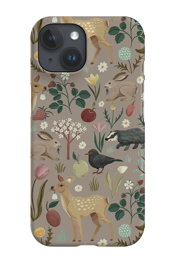 My Garden Restaurant By Rebecca Elfast Phone Case (Brown) | Harper & Blake