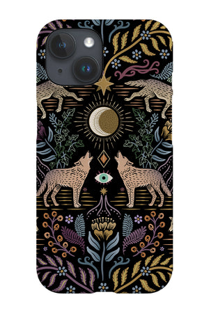 Mystical Grey Wolves by Misentangledvision Phone Case (Black) | Harper & Blake