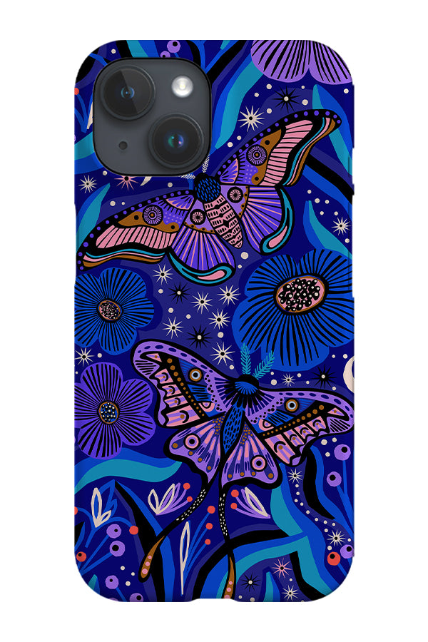 Night Moth by Pip&Lo Masha Volnova Phone Case (Purple) | Harper & Blake