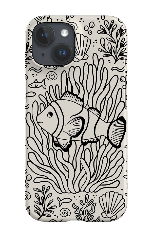 Clownfish iPhone Phone Case (White) | Harper & Blake