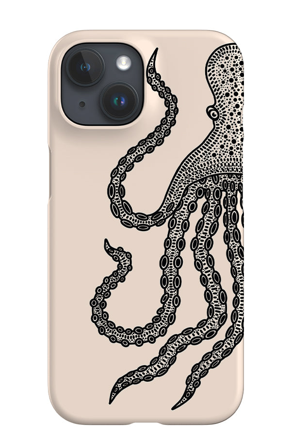 Octopus Placement iPhone Phone Case (Beige) | Harper & Blake