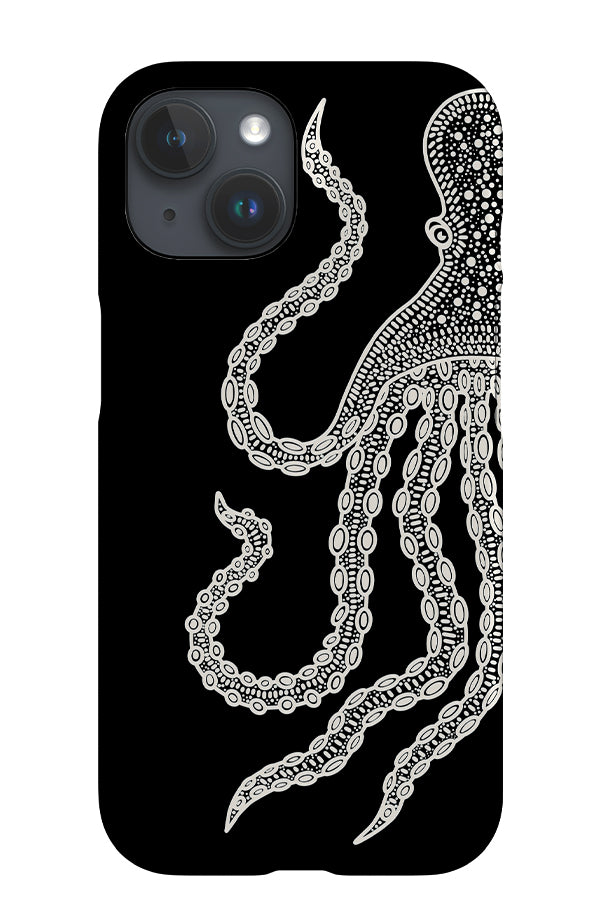 Octopus Placement iPhone Phone Case (Black) | Harper & Blake