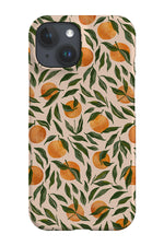 Orange Harvest by Tati Abaurre Phone Case (Beige)