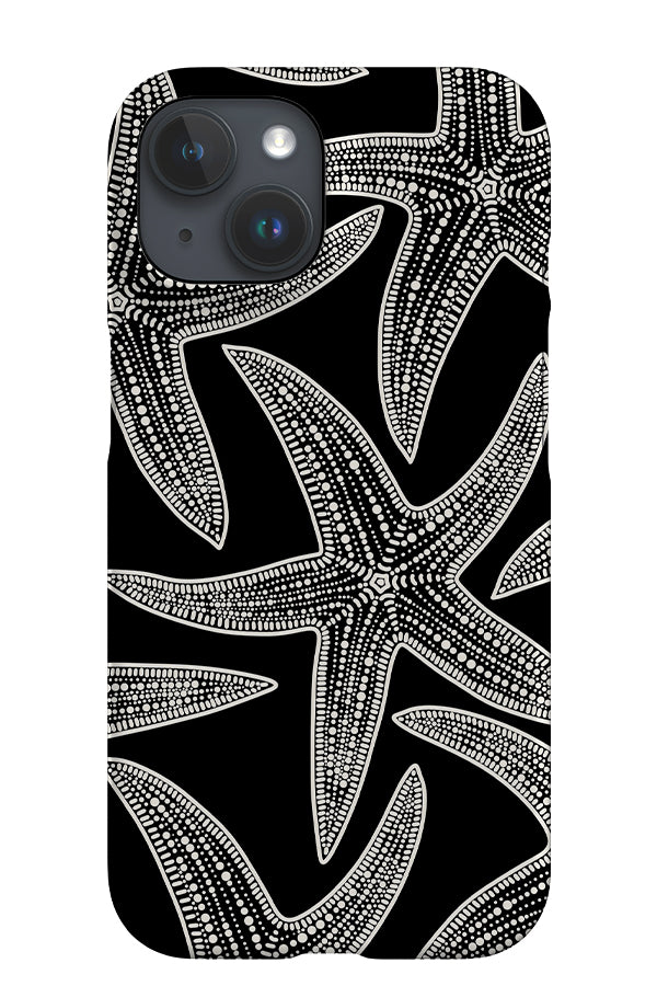 Oversized Starfish iPhone Phone Case (Black) | Harper & Blake