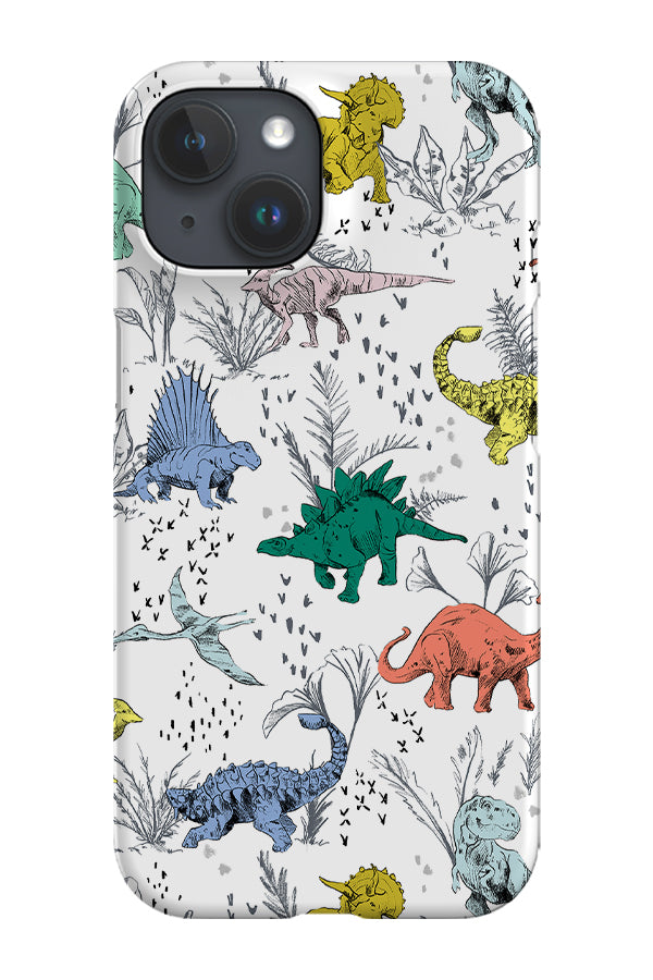 Dino by Patternstate Phone Case (White)