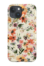 Painterly Tropical Flowers By Ninola Design Phone Case (Beige)
