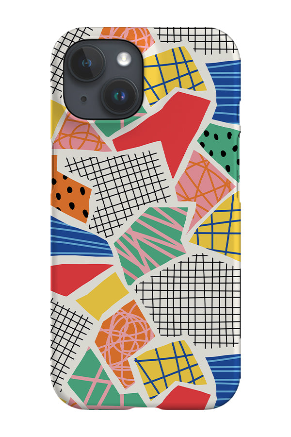 Patchwork Colourful By Ayeyokp Phone Case (Rainbow)