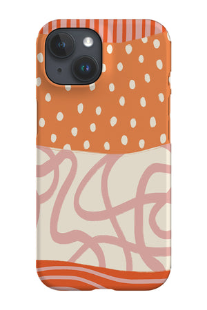 Peach Cake By Ayeyokp Phone Case (Orange) | Harper & Blake